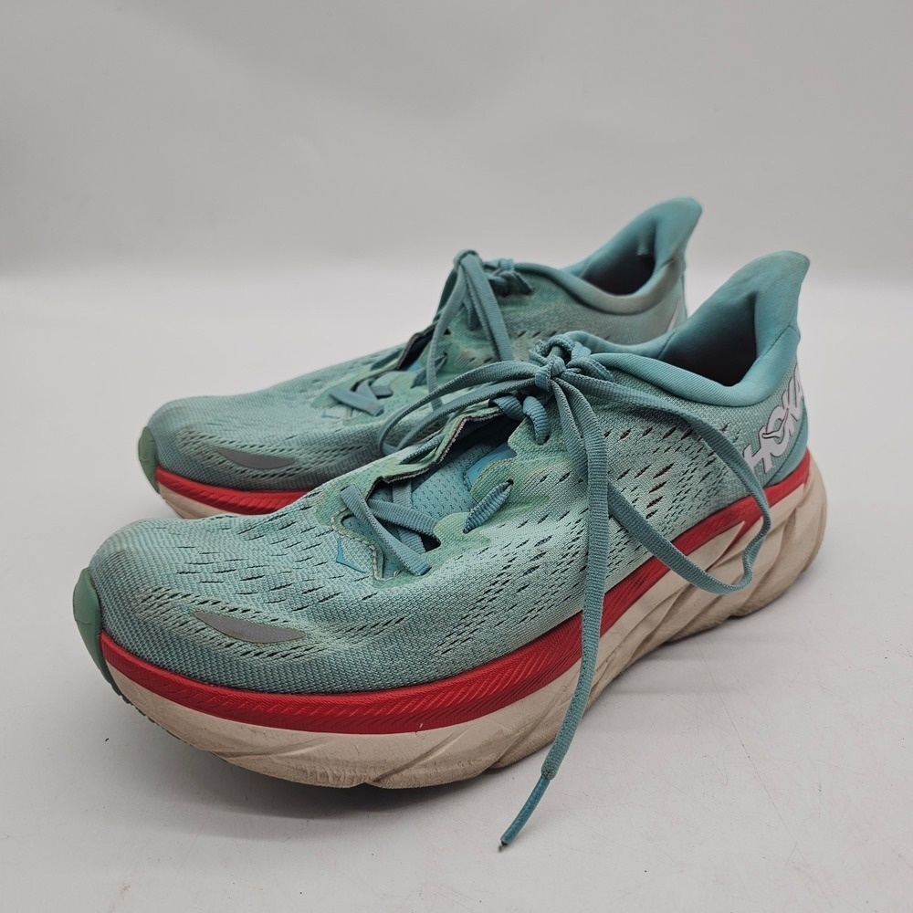 Hoka One One Womens Clifton 8 1119394 AEBL Running Shoes Sneakers Size 8B